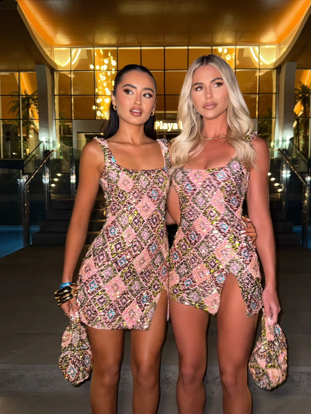 Celestia | Crystal Mini Dress