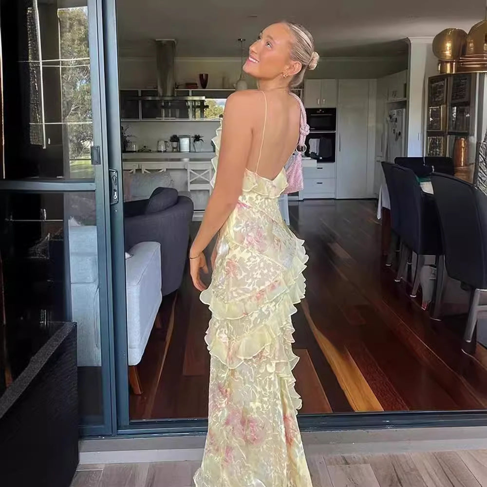 Ethereal | Flow Ruffle Maxi Dress