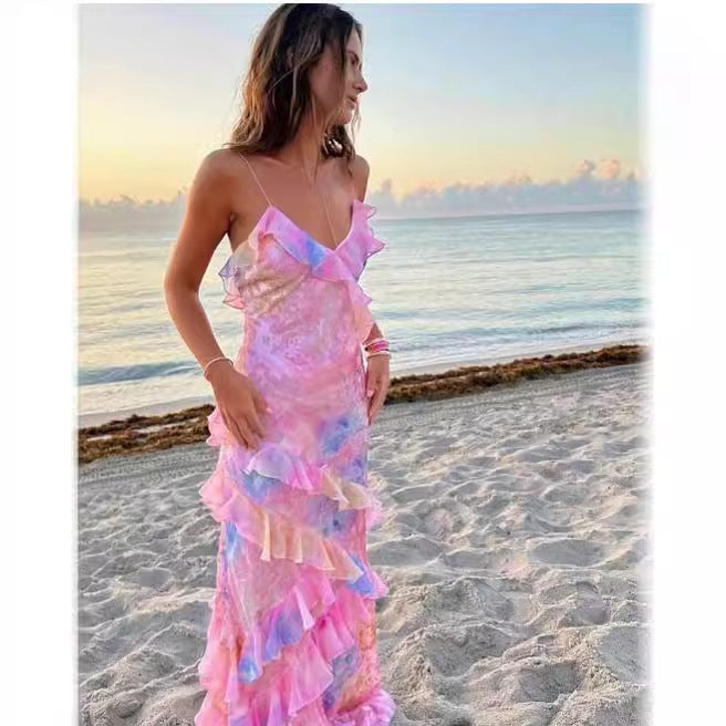 Ethereal | Flow Ruffle Maxi Dress