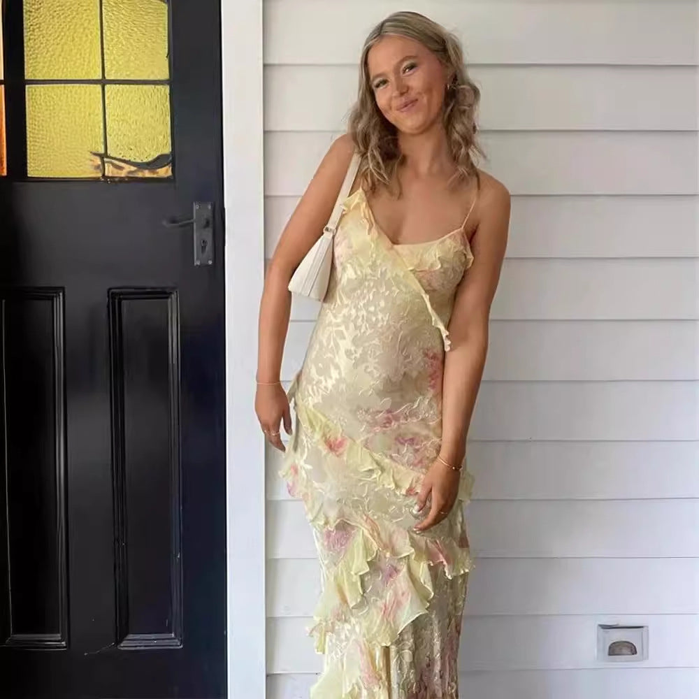 Ethereal | Flow Ruffle Maxi Dress