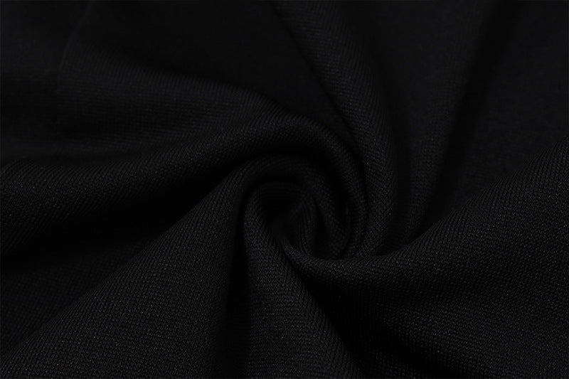 Margot | Monochrome Pleated Gown